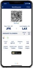 JetBlue Mobile Check in