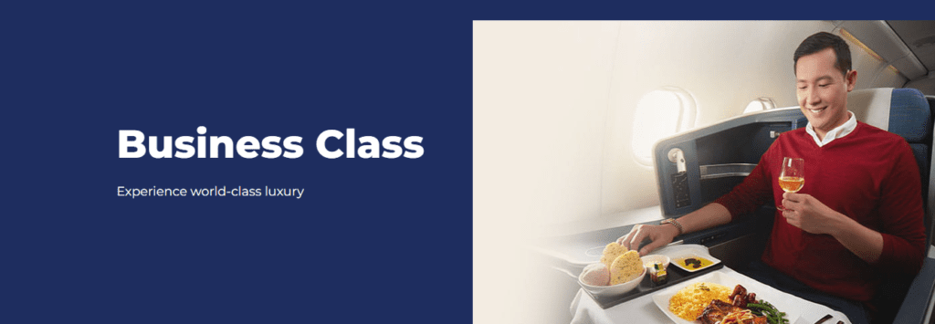 Philippine Airlines Upgrade to Business Class